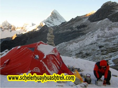 Campo Morrena Alpamayo - Quitaraju